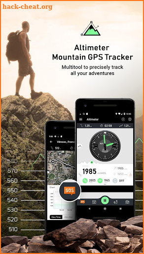Altimeter - Mountain GPS Tracker screenshot