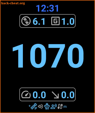 Altimeter variometer Wear OS screenshot