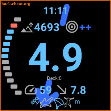 Altimeter Variometer (Wear OS) screenshot