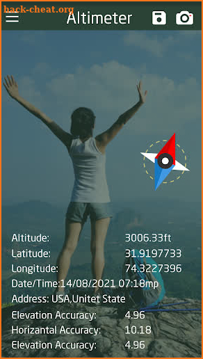 Altitude Meter - Altimeter App screenshot