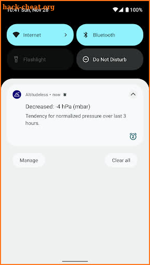 Altitudeless (Barometer Alarm) screenshot