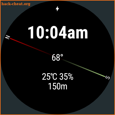 Altitudial Compass Watch Face screenshot