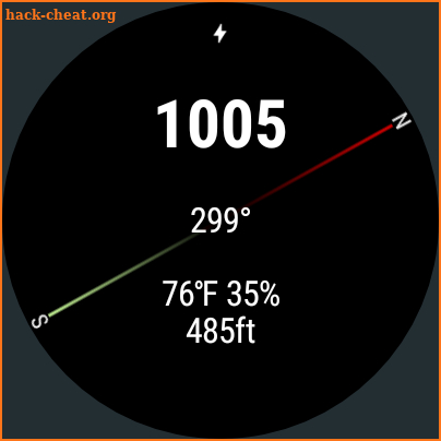 Altitudial Compass Watch Face screenshot