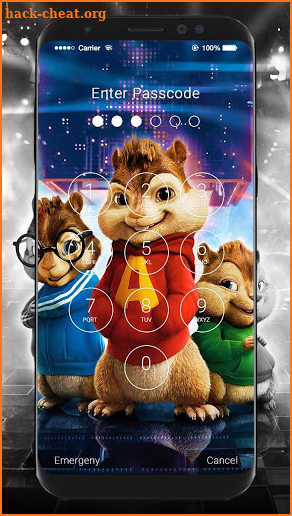 Alvin and the Chipmunks HD Slide UnLock Screen screenshot
