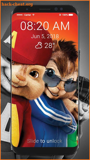 Alvin and the Chipmunks HD Slide UnLock Screen screenshot