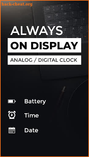 Always on Display Amoled Clock screenshot