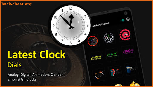Always on Display : Amoled clock Theme App screenshot