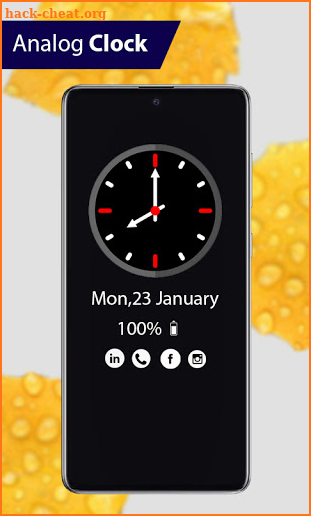 Always on Display - Edge Lighting Clock Free screenshot