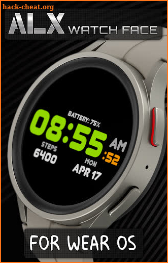 ALX01 Digital Color Watch Face screenshot