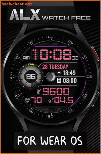 ALX01 LCD Watch Face screenshot