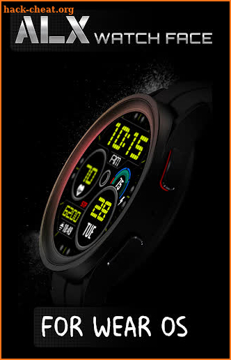 ALX04 LCD Digital Watch Face screenshot