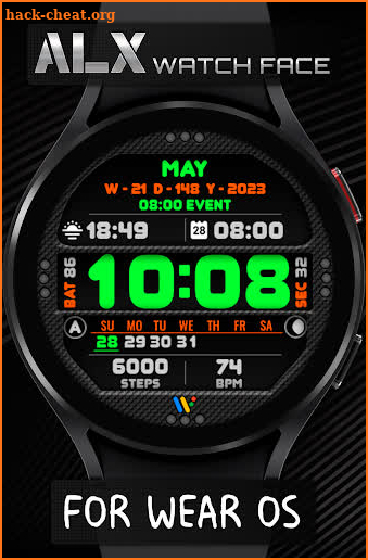 ALX06 Calendar Digital Watch screenshot