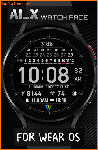 ALX09 Calendar Watch Face screenshot