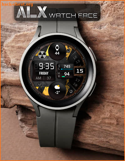ALX25 LCD Watch Face screenshot