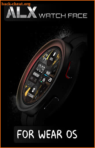 ALX25 LCD Watch Face screenshot