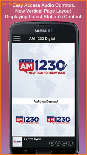 AM 1230 Digital screenshot