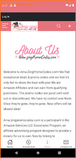 Ama-zing Promo Codes screenshot