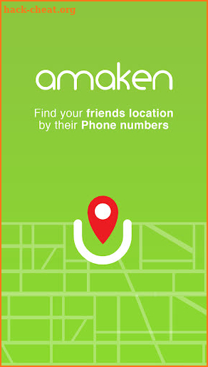 Amaken - Phone locator on map screenshot