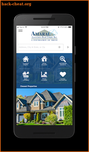 Amaral Advantage Home Search screenshot