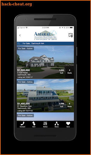Amaral Advantage Home Search screenshot