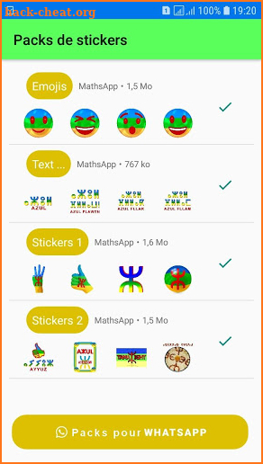 Amazigh Stickers - WAStickerApps tamazight screenshot