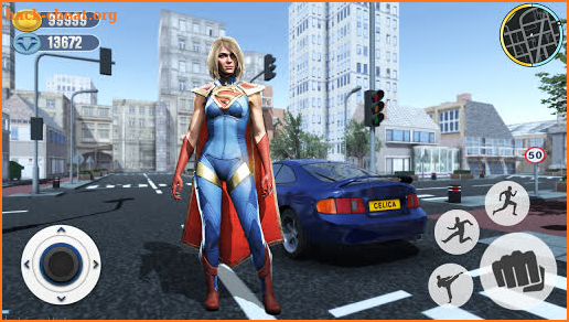 Amazin Super Girl Rope Hero -Girl strange war hero screenshot