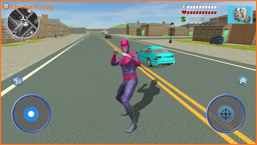Amazing Bat Rope Hero Mafia Crime Battle City screenshot