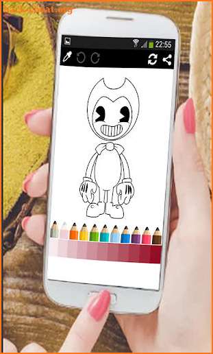 Amazing Bendy:Coloring Pages screenshot