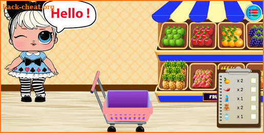 Amazing Cute Dolls Supermarket Games screenshot