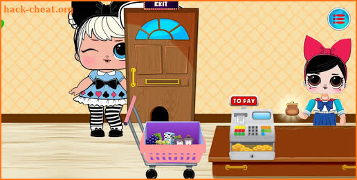 Amazing Cute Dolls Supermarket Games screenshot