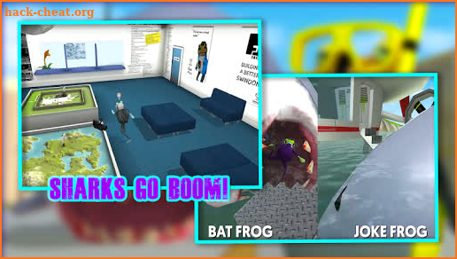 Amazing Frog 3D - SHARKS GO BOOM! screenshot