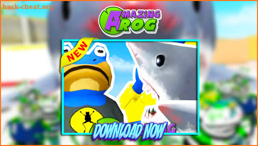 Amazing Frog Fight Shark - Game Adventure screenshot