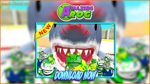 Amazing Frog Fight Shark - Game Adventure screenshot