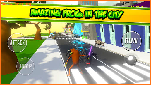 Amazing Frog Game: IN THE CITY screenshot
