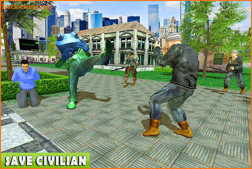 Amazing Frog Rope Hero NY City Crime Battle screenshot
