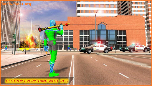 Amazing Frog Rope Man hero: Miami Crime city games screenshot