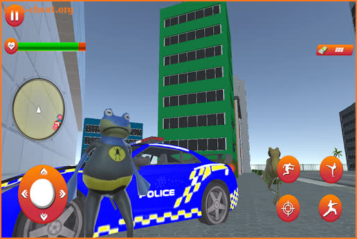 Amazing Gangster Frog simulator 3D screenshot