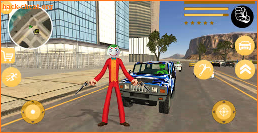 Amazing Joker Stickman Rope Hero Gangster Mafia screenshot