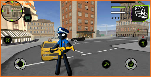 Amazing Police Stickman Rope Hero Gangster Vegas screenshot