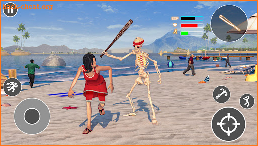 Amazing Skeleton Gangster 3D screenshot