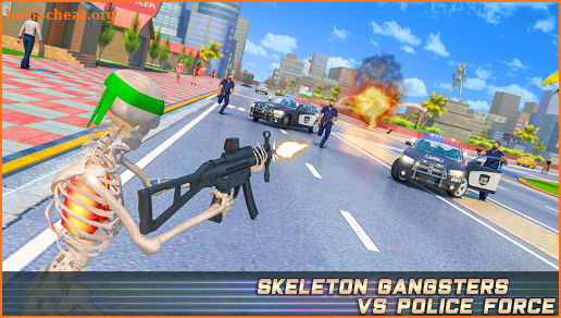Amazing Skeleton Gangster 3D screenshot