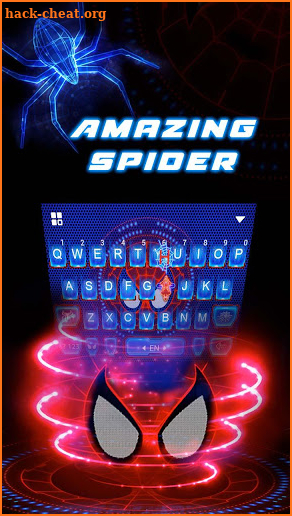 Amazing Spider Keyboard Theme screenshot