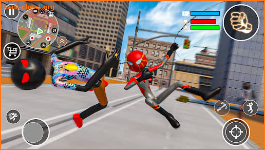 Amazing Spider Rope Hero Man Game screenshot