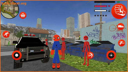 Amazing Spider Stickman Rope Hero Gangstar Crime screenshot