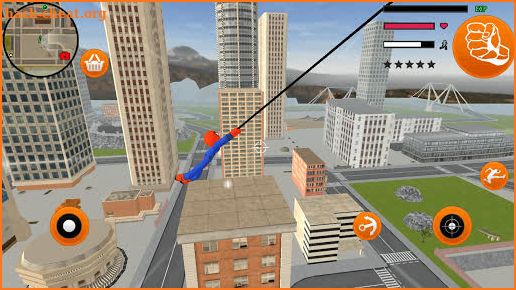 Amazing Spider-StickMan Rope Hero Gangster City screenshot