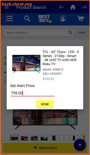 Amazon BestBuy Price Match screenshot