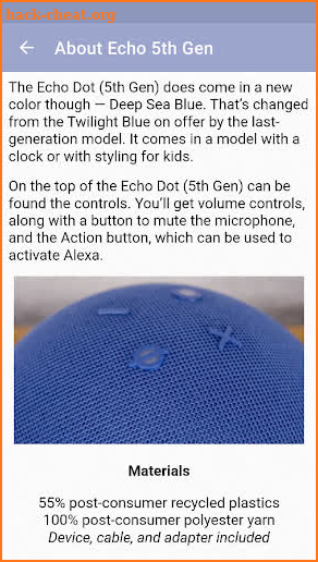 Amazon Echo Dot 5th Gen Guide screenshot