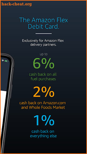 Amazon Flex Debit Card screenshot