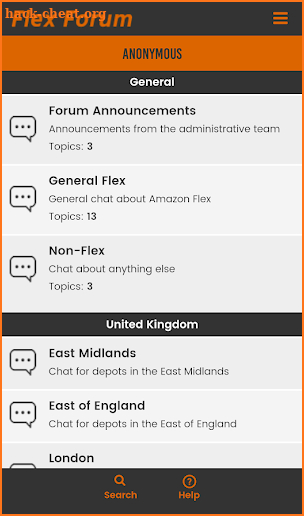 Amazon Flex Forum screenshot