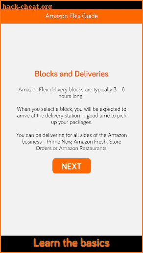 Amazon Flex Guide screenshot